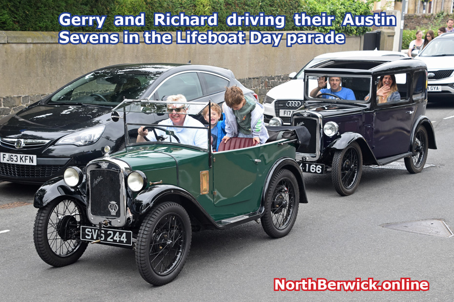 Austin Sevens (7s) in North Berwick Lifeboat Day parade