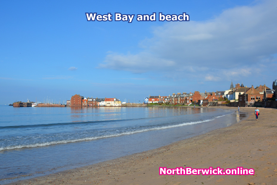 North Berwick West Bay and beach